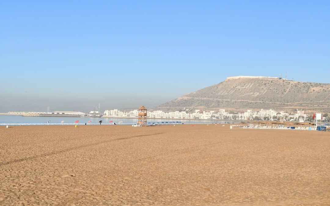 La baie d'Agadir dominée par sa célèbre Oufla, le cadre parfait pour un séminaire annuel