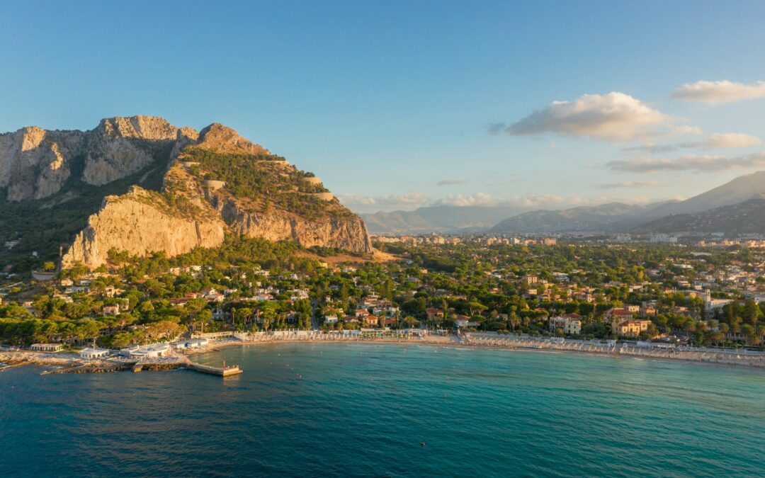 Plage de Mondello à Palerme