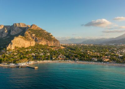 Plage de Mondello à Palerme