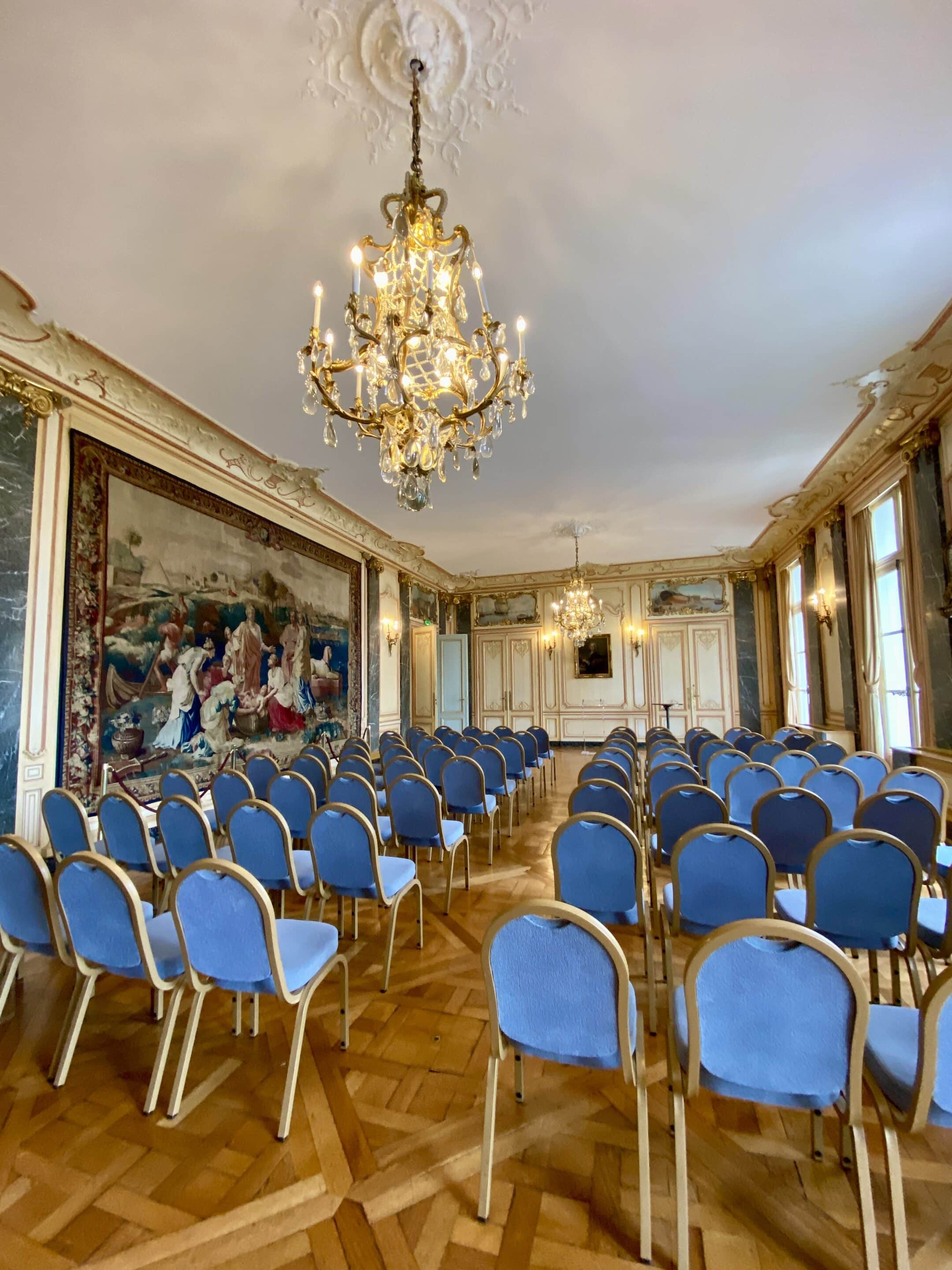 Salle de réception au Palais de la Bourse de Bordeaux